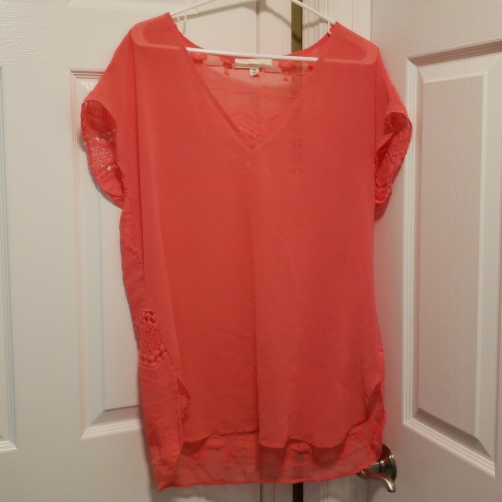 Francesca's Coral Cover Up